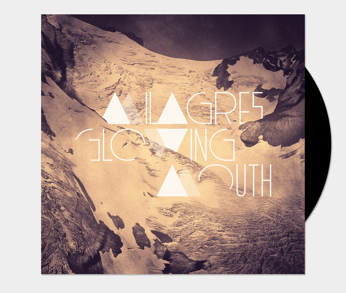 Milagres - Glowing Mouth - Stephanie Butterworth #branding #photomontage #music #collage #monochromatic