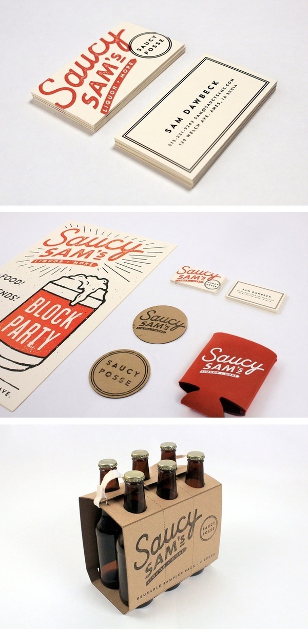 Saucy Sam's by Alex Register #inspiration #design #graphic #professional #quality