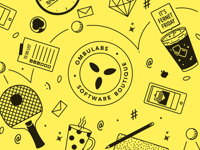 Working at ombulabs! #office, #illustration