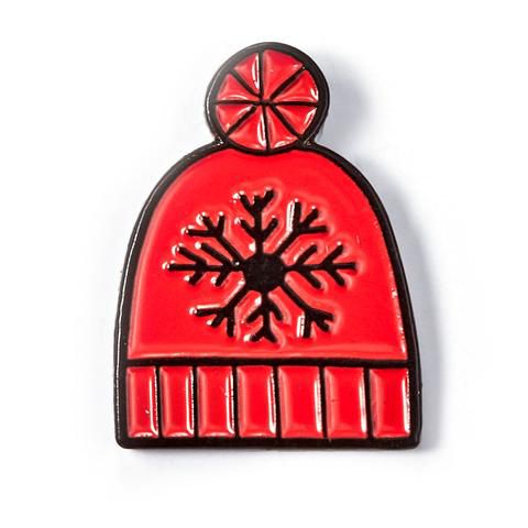 Snow Hat Enamel Pin