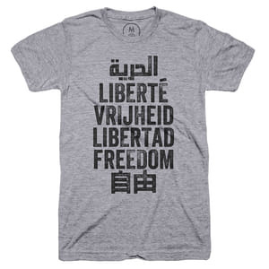 Freedom is a universal language tshirt #tshirt