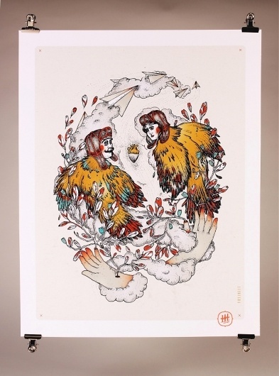 Bilder auf der Haut #illustration #poster