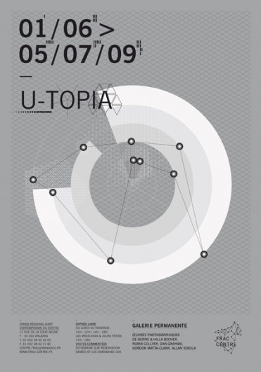 FRAC Centre / identité : Julie Rousset #design #geometric #poster