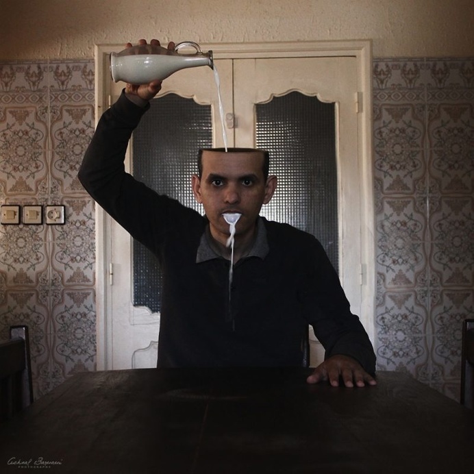 Dreamlike and Surreal Self-Portrait Photo Manipulations by Achraf Baznani