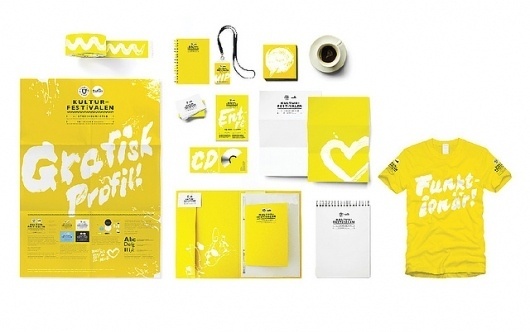 Stockholm Culture Festival Identity | Flickr - Photo Sharing! #snask #yellow #identity #stationary