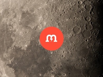Tumblr #mark #white #red #bolt #lightning #identity #logo #moon