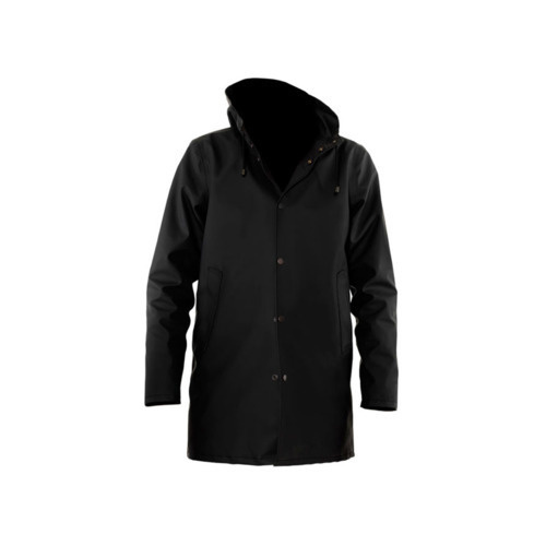 Sutterheim Arholma Svart Raincoat #clothing