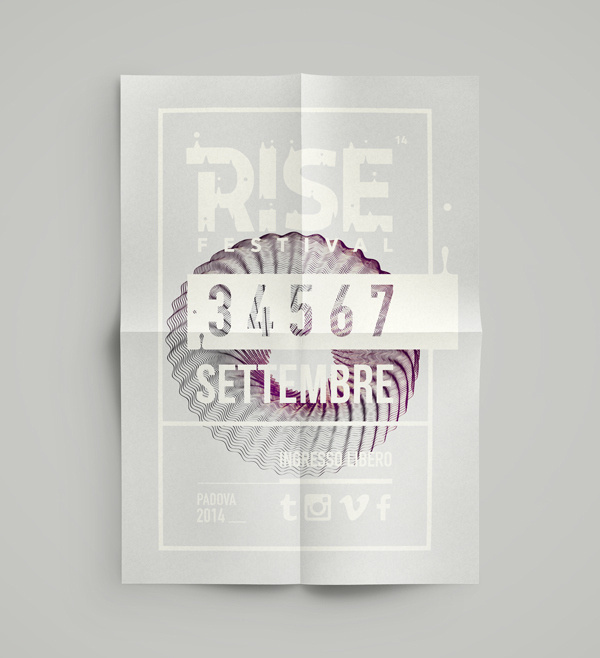Rise Festival on Behance #poster #rise #frstival #music #rock #elia #pirazzo #padua #padova