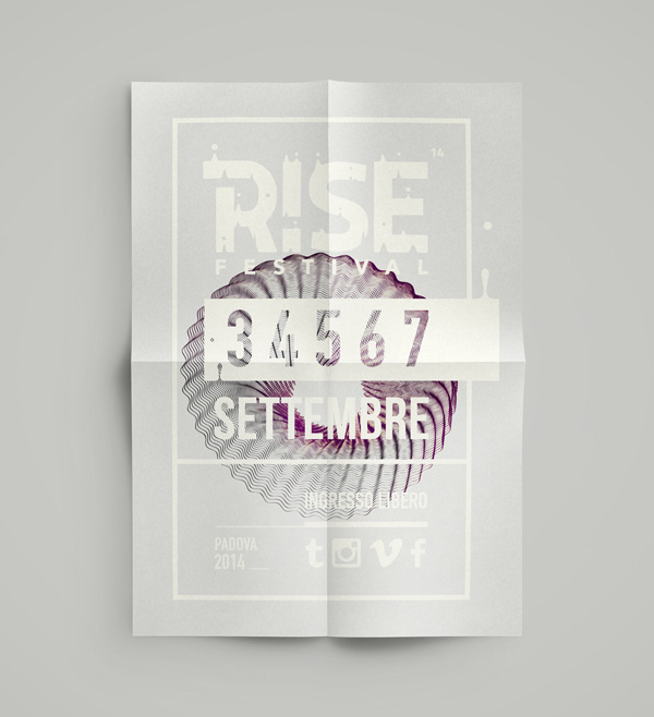 Rise Festival on Behance #padua #rock #padova #elia #poster #rise #music #frstival #pirazzo