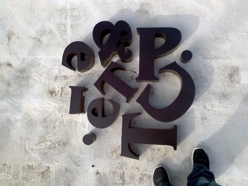 | WORK #signage #work #typography