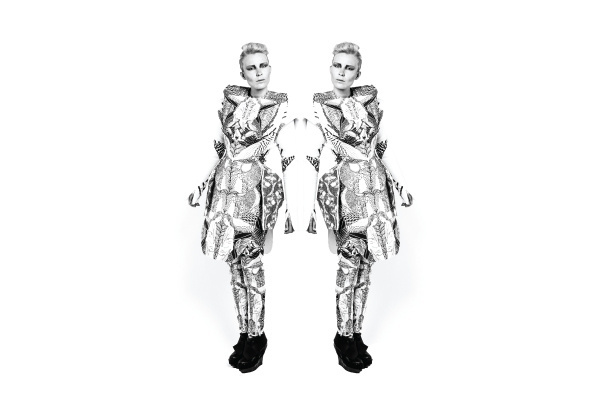 Chrissie Houtkooper / designer / illustrator #axis #white #mundi #print #black #fashion #2