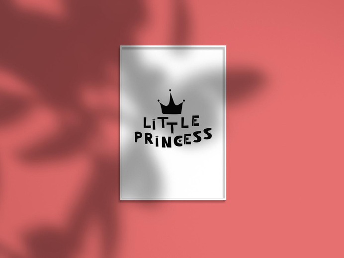 Little Princess Kids Nursery Scandinavian Wall Art – Pikstok