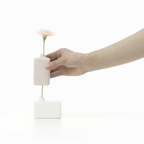 Dezeen » Blog Archive » 1% products by Nendo #interior #vase #accessoiries #design #porcelain #pastel