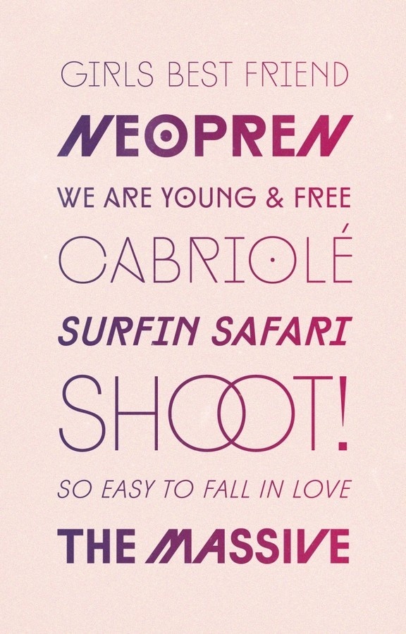 Diamonds ► Type Family #typography