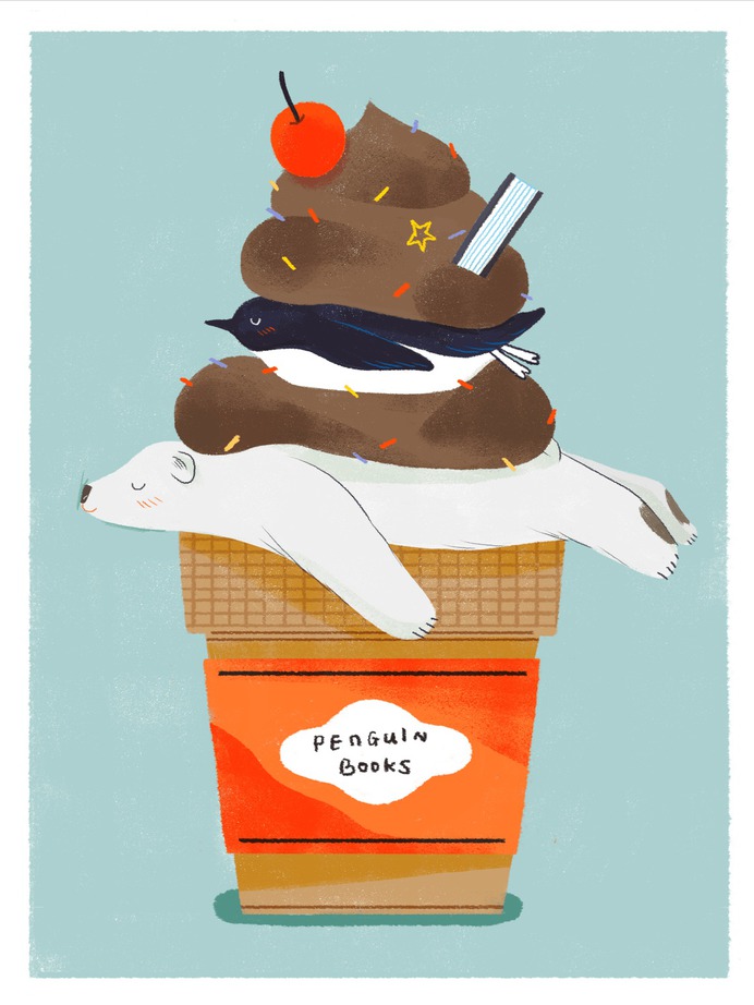 Penguin 2020 Calendar Illustration Design