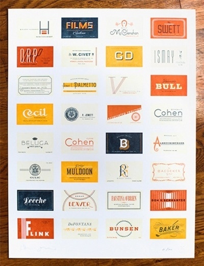 The Heads of State - The Great Gatsby Business Card Print #stationary #business #letterpress #poster #cards