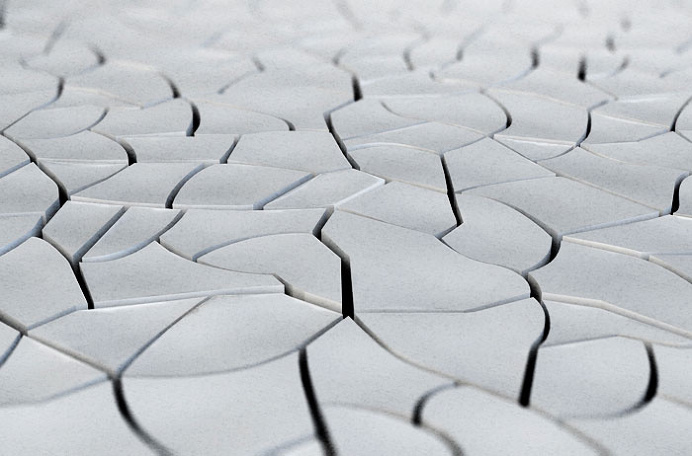 Cracked Earth Floor Tile for Hugo Bugg Landscapes - #outdoor, #architecture, #house, #landscaping, outdoor, architecture