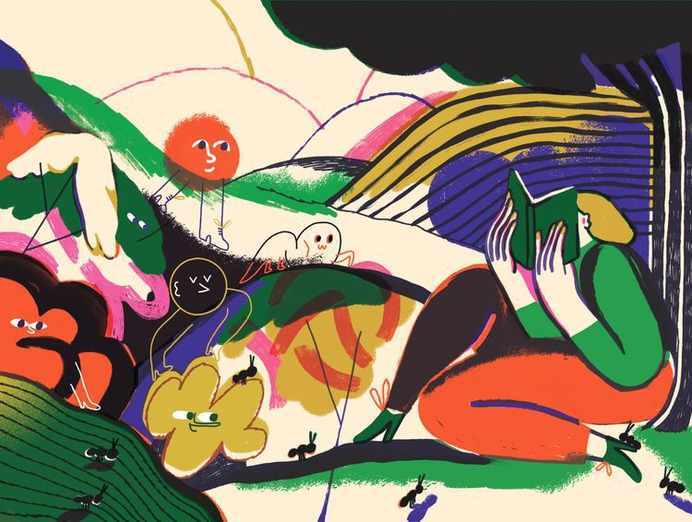 Illustration cover FLR, literar - franzlang | ello