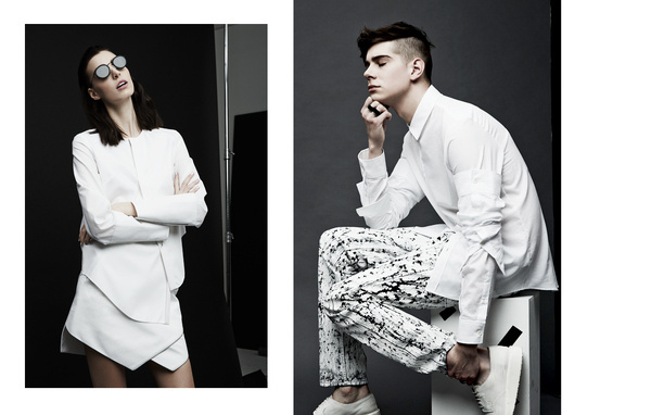High Contrast Editorial SSENSE #fashion #direction #art #ssense
