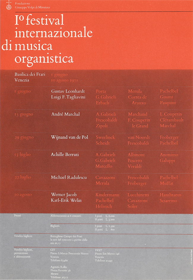 Bruno Monguzzi, Studio Boggeri, Milano #milan #boggeri #design #graphic #program #colors #poster #type #2