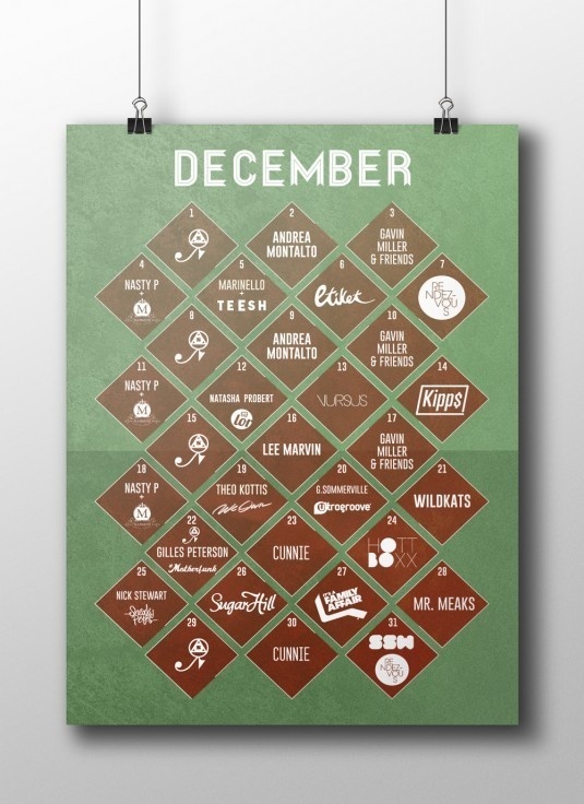 What's on December #geometry #advent #shapes #nights #frost #series #poster #edinburgh #monthly