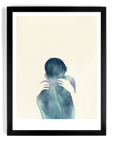"Negative Space" #beauty #negative #design #space #illustration #back #art #hands #embrace #hug