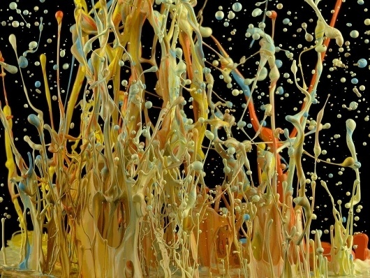What does music look like? - but does it float #paint #photography #liquid