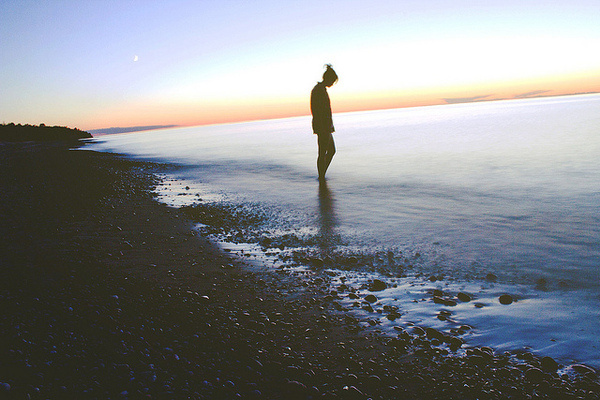 photo #water #girl #michigan #superior #lake #beautiful #sunset #awesome