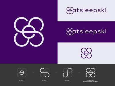 ESS Monogram Logo Design Concept concept monogram letter mark monogram letterform monogram logo monogram modern logo logo mark identity clean logo designer vector minimal brand identity logo branding