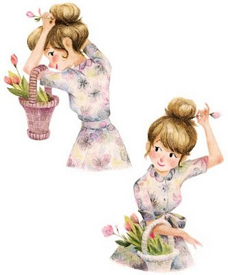 Adorable Illustrations by Genevieve Godbout #sweet