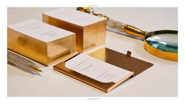 Bruno Tatsumi / School/SS99 #business #branding #card #identity #gold