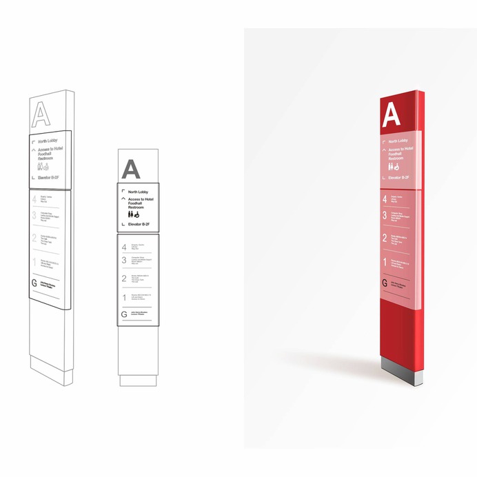 Wayfinding | Signage | Sign | Design | 美食城导视设计