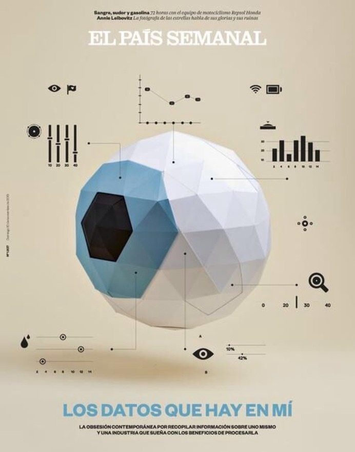 El País Semanal (Editorial) by Lo Siento Studio, Barcelona #visualisation #data #eye #poster