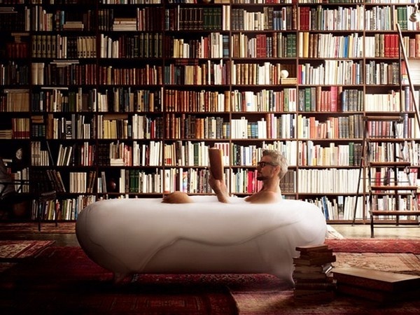 Art instalation with bathtub #artistic #bathroom #furniture #art #bathtub
