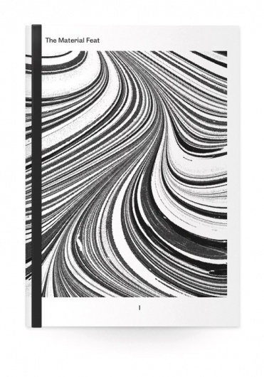 Superscript² / The Material Feat #blackwhite #print #design #graphic #simple #wavy