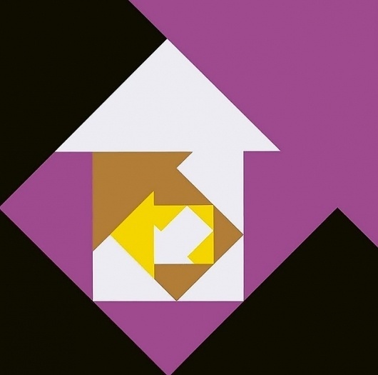 MID-CENTURIA : Art, Design and Decor from the Mid-Century and beyond: The Art of Anton Stankowski #stankowski #1973 #composition #geometric #arrows #art #anton #with