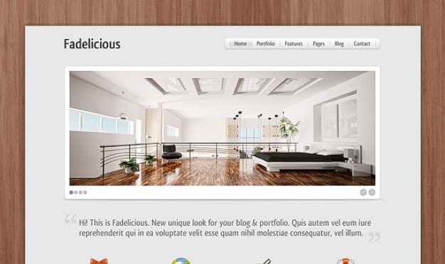 Fadelicious (bedroom) homepage psd Free Psd. See more inspiration related to Template, Portfolio, Psd, Templates, Bedroom, Blog, Homepage and Horizontal on Freepik.