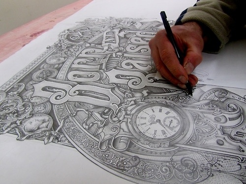 tumblr_m5m8coTLY51qh0381o1_500.jpg 500×375 pixels #ink #handdrawn #typography