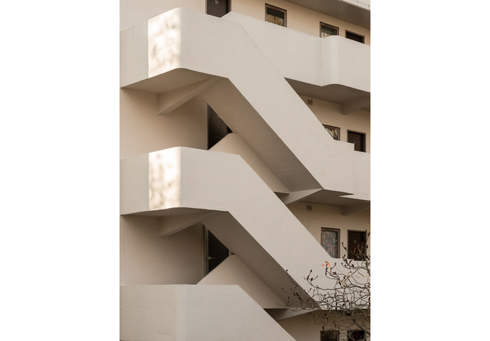 Isokon Building, Lawn Road, London NW3 — The Modern House Estate Agents: Architect-Designed Property For Sale in London and the UK #stairs