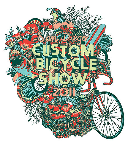 San Diego Custom Bicycle Show 2011 #illustration