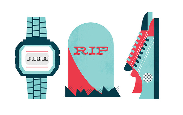 RWD Magazine #icon #lucas #grave #casio #converse #illustration #jubb #editorial #magazine #rwd