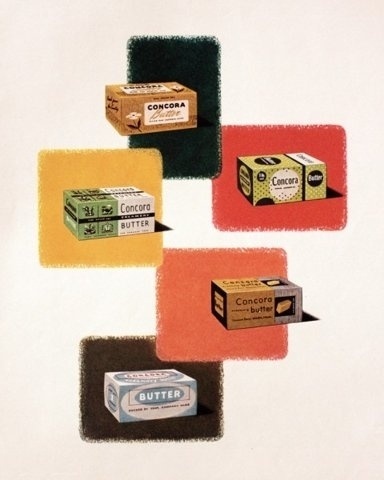 FFFFOUND! | :: Dan Shepelavy :: | this, that, and also, etc :: #butter #50s #vintage #advertising