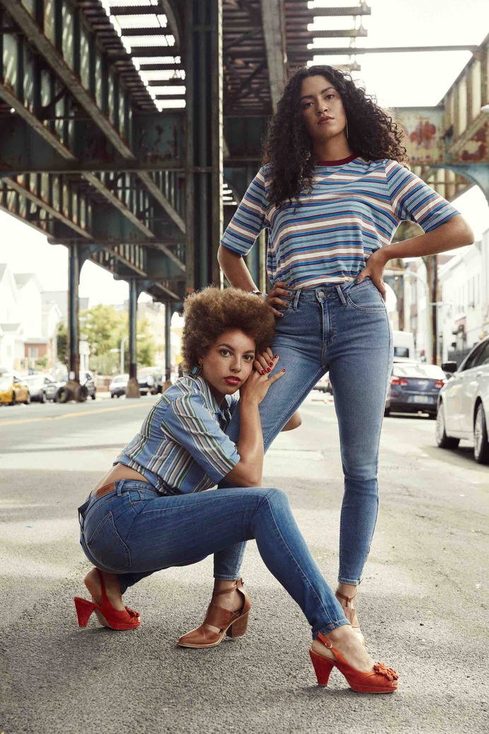 Lee Jeans SS19 campaign skinny jeans