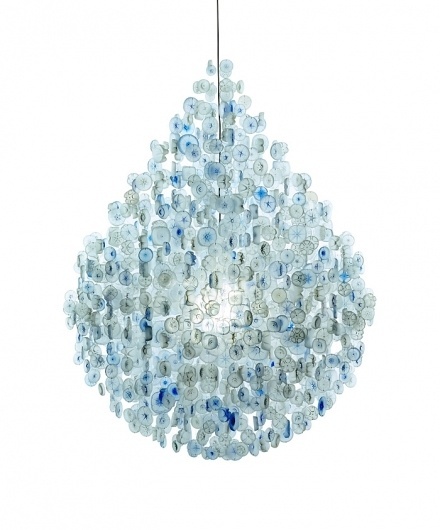 Lighting designer stuart haygarth london berlin #water #haygarth #bottles #chandelier #stuart
