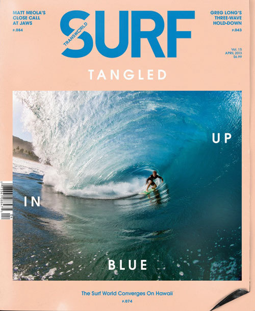 Craig Anderson | May 2013 Cover | TransWorld SURF #cover #layout #design #magazine