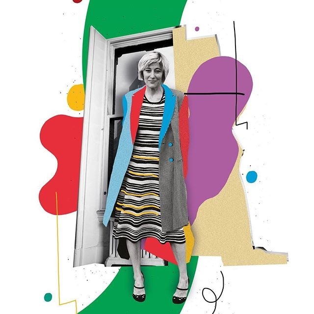 second collage for Arte Magazin, Berlin, june issue. / Valeria Bruni Tedeschi • • #art#collage#design#artemagazin#berlin#artist#visual#