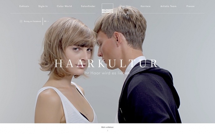 Bundy made by wild style head hair modern beautiful website webdesign blog design austria graz vienna mindsparkle mag
