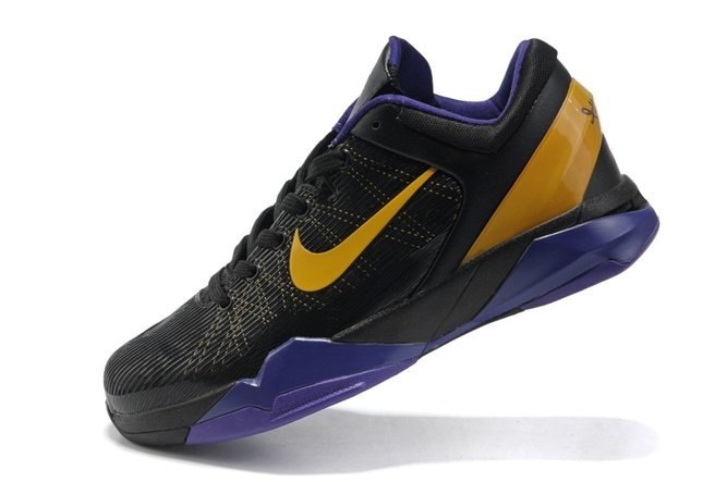 Shoes Nike Zoom Kobe Vii 7 Black Purple Yellow