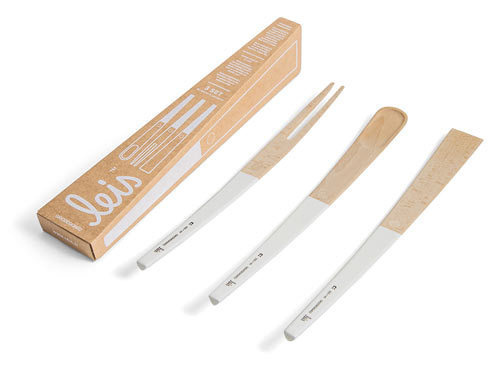 Leis Wood Cooking and Serving Utensils by Gigodesign Photo #wood #kitchen #utensils