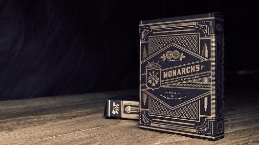Monarch Playing Cards - theory11.com #design #cards #package